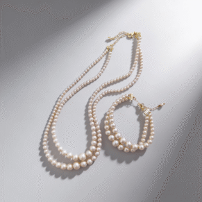 Parure en majorque et plqué or