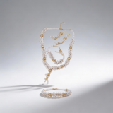 Parure perle majorque avec plaqué or